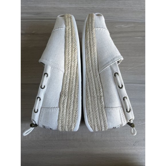 Bobs From Skechers Memory Foam Platform Shoes Size 6.5 womens beige ivory tan - Picture 9 of 10